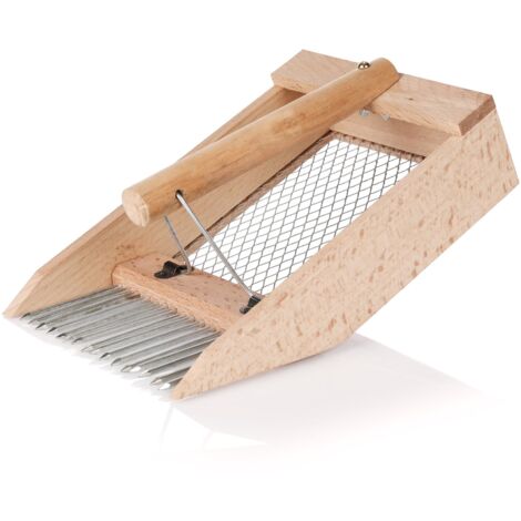 Outil Jardin Baies Peigne à Baies LaGreen En Bois - Cueille-fruits Pour Myrtilles, Framboises, Groseilles - Récolte Facile Accessoire Jardin