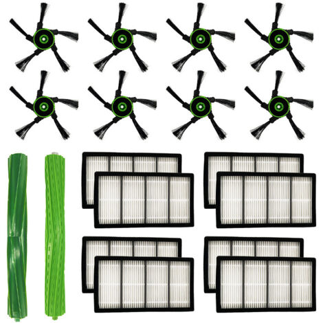 Kit de recharge pour aspirateur robot iRobot Roomba S9 (9150) S9+ S9 Plus (9550) série S, pièce de rechange pour brosse de balayage de bord de filtre pour aspirateur robot Irobot I Robot Roomba (1/5)