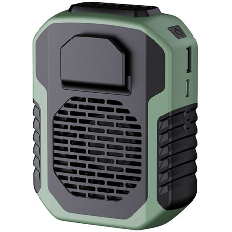 Mini ventilateur portable à clip de ceinture 6000 mAh – Flux d'air puissant 6000 tr/min – 3 vitesses – Rechargeable USB pour extérieur