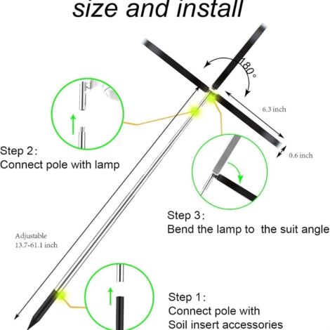 Lampe De Culture LED Réglable - Spectre Complet, Minuterie 3/9/12h, Hauteur 70-180 Cm
