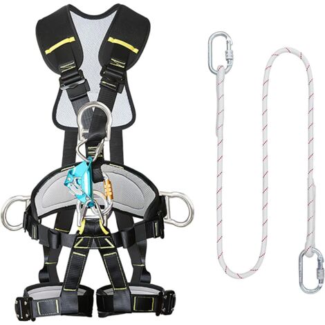 Harnais de sécurité complet pour escalade – Ajustable 150-200cm ...