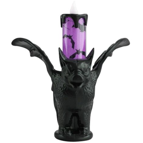 Bougeoir Chauve-Souris, Chauffe-Plat Chauve-Souris Décor, Halloween