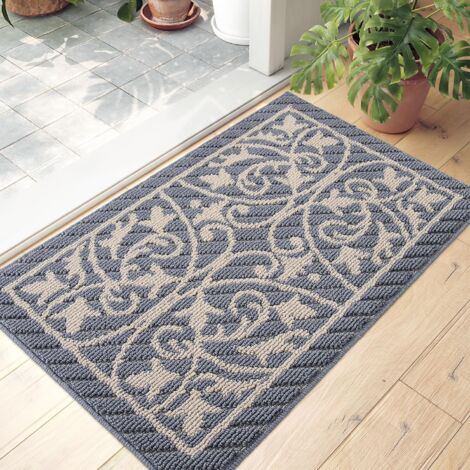 Paillasson Attrape-Poussière 50 x 80 cm, Tapis de Sol Antidérapant Lavable en Machine, Tapis d'Entrée avec Microfibres Douces Absorbantes | Leroy Merlin Paillasson Attrape-Poussière 50 x 80 cm, Tapis de Sol Antidérapant Lavable en Machine, Tapis d'Entrée avec Microfibres Douces Absorbantes | Leroy Merlin