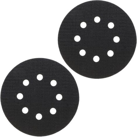 2pcs 125mm Disque de Protection Adhésif pour Tampon d'interface Souple à 8 Trous pour Tampon de Ponçage Pneumatique et Électrique Machine de Polissage et Ponceuse à Auto-aspiration (1/5)
