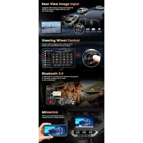 Autoradio Android 9" Pour Peugeot 307 (2002-2013) - 4Go RAM, 128Go, CarPlay Sans Fil, GPS, Caméra Recul