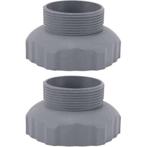Applicable Adaptateur de Tuyau de Piscine pour écumoire de Piscine Hors Sol11239, 2 Pièces en Plastique, Polyvalent, Compatible avec Les Raccords Muraux (1/5)
