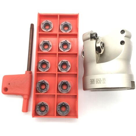 Applicable Ensemble de fraises CNC Inserts en carbure cémenté et outil de tournage de clé (6r50-22 + RPMT1204) (1/5)