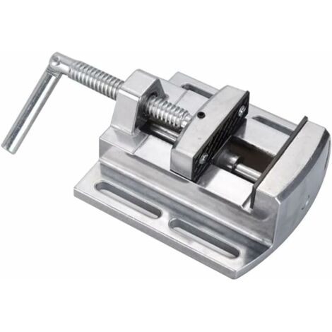 Étau pour perceuse à colonne 2,5 pouces – Alliage d'aluminium – Capacité de serrage 70 mm – Tige de guidage pour électriciens