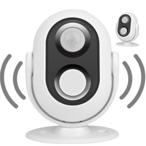 Applicable Sonnette de porte avec détecteur de mouvement - Lecteur de son de bienvenue rotatif à 360 degrés pour entrée, spectacle, appareil de reconnaissance client, supermarché, maison, magasin (1/5)
