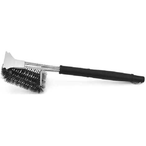 Brosse de nettoyage en acier inoxydable, outils de nettoyage de cuisine, brosse métallique de décontamination pour fond de casserole, brosse métallique pour barbecue, outils de nettoyage spéciaux pour