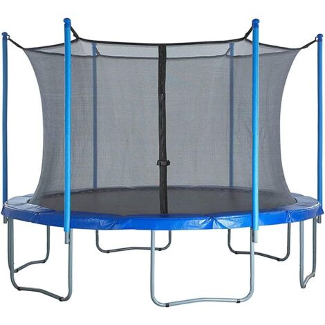 Filet de sécurité pour trampoline 244 cm – Nylon durable – Compatible avec grandes marques – Installation facile avec fermeture éclair