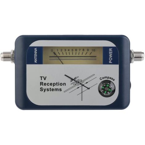 DVB-T Antenne TV numérique terrestre Signal Puissance Force Mètre Pointer TV Réception Systèmes avec boussole