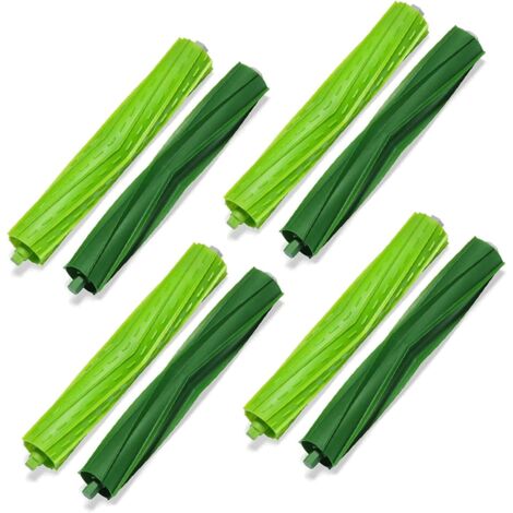 4 brosses à rouleaux en caoutchouc de rechange applicables, compatibles avec les aspirateurs iRobot Roomba E & I & J Series, J8+ i7+ i1 i2 i3 i4 i6 i6+ i8 i8+Plus E5 E6 E7 V (1/5)
