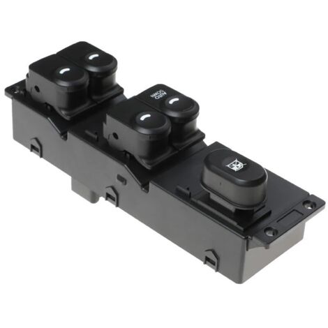 Applicable 93570-1R101 Interrupteur de Commande de Verre de lève-vitre Avant de Voiture 93580-1R000 adapté for Hyundai 2011 2012 2013 2014-2017 Accent Solaris Accessoires(Driver Master Switch) (1/5)