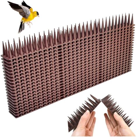 20 PCS Pic Anti Pigeon Plastique 8.6m Pointes d'Oiseaux en Plastique Pique Anti Pigeon Fenetre Pique Anti Pigeon Balcon Pic Anti Chat Anti Pigeons pour Balcon pour Repousser Pigeon Hirondelle (1/5)