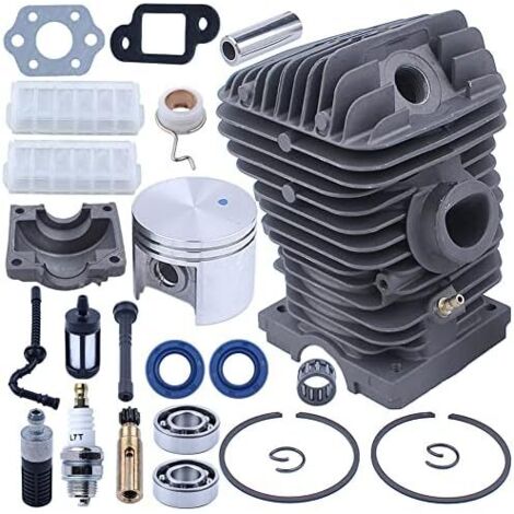 Kit cylindre piston moteur pour tronçonneuses Stihl 025 023 MS250 MS230 – Remplacement efficace – Compatible avec bois dur et teck