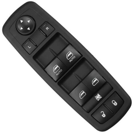 Applicable 68110866Aa Commutateur De Fenêtre Avant Gauche,Bouton De Commande Principal Avant Gauche Interrupteur De Lève-Vitre En Verre De Voiture Pour 1500 2500 3500 2009-2015 (1/5)