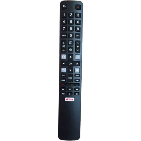 Applicable Nouvelle Remplacement telecommande pour TCL Thomson RC802N pour telecommande TCL Smart TV 49C2US 55C2US 65C2US 75C2US 43P20US C9I2E 50E17US adaptée à la télécommande pour TCL Universelle TV (1/4)