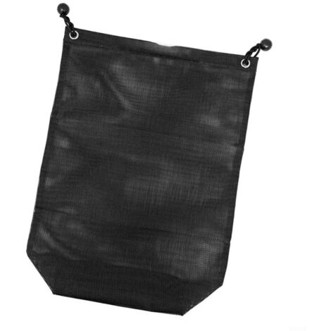 Sac poubelle pour véhicule tout-terrain en maille UTV noir PVC à suspendre élastique organisateur pour VTT 60 x 42 cm accessoire réutilisable (1/5)