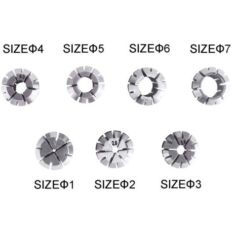 Lot 15 Pinces ER11 + 11 Pinces De Serrage Pour CNC Fraiseuse Graveuse - Acier 65Mn Haute Précision