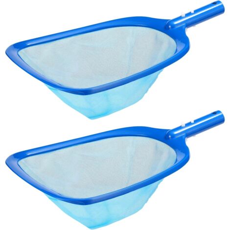 Applicable épuisette piscineLot de 2 épuisettes de piscine pour le nettoyage, épuisette de feuilles de piscine avec cadre renforcé, filet en maille ultra fine, nettoie et élimine rapidement les débris (1/5)