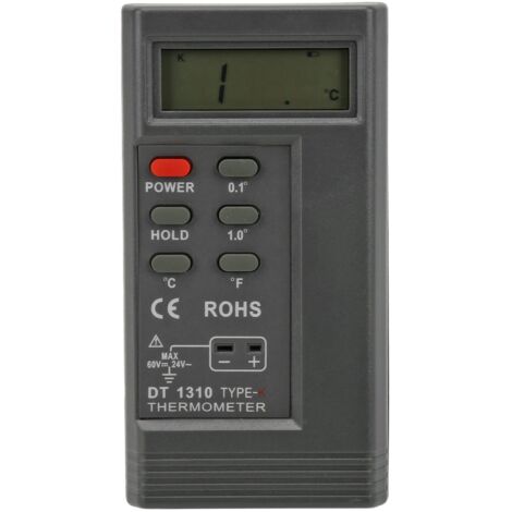 Thermocouple numérique, DT-1310 Thermomètre de température à thermocouple numérique Thermomètre numérique portable de type (1/4)