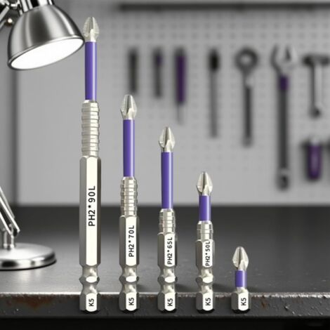 Jeu De Tournevis Magnétiques | Kit De 6 Pièces K5 Pour Perceuse Visseuse - Outillage Pour Remplacement Système Décasage Utilisateurs Particuliers Professionnels
