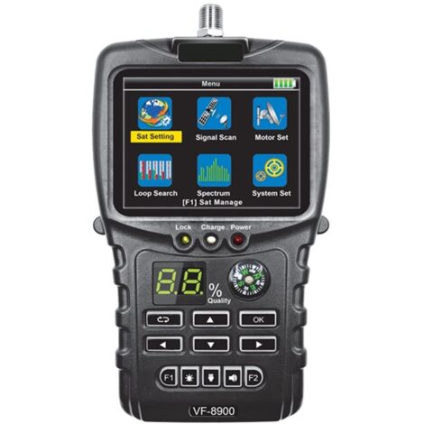 Recherche De Satellites, VF-8900 Satellite Finder Mètre DVB-S2 WS-6933 WS-5150 6916 6906 V8 Finder Set Top Box Compteur Satellite NuméRique Multifonction