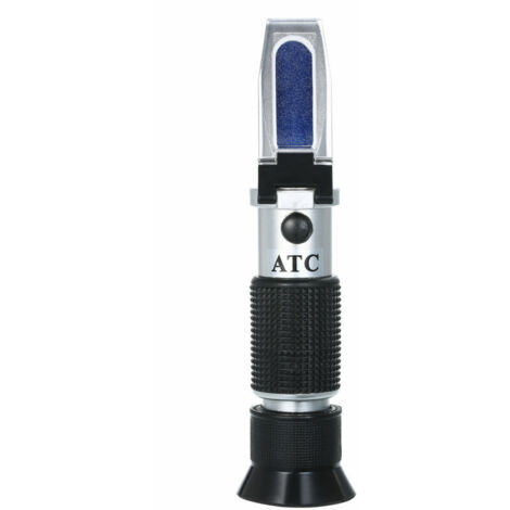 Refractometre De Salinite Densimetres D'Eau De Mer Portables Testeur De Salinite Optique Refractometre Atc Portable, Double Echelle: 0100‰ & 1.0001.070 Densite, Testeur D'Eau Salee Pour Aquariu
