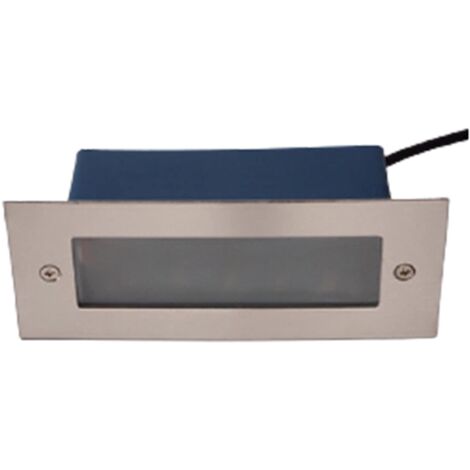 Spot LED encastrable extérieur étanche IP65 – 3W lumière chaude – Pour escaliers, marches, allées – Anti-corrosion, anti-impact