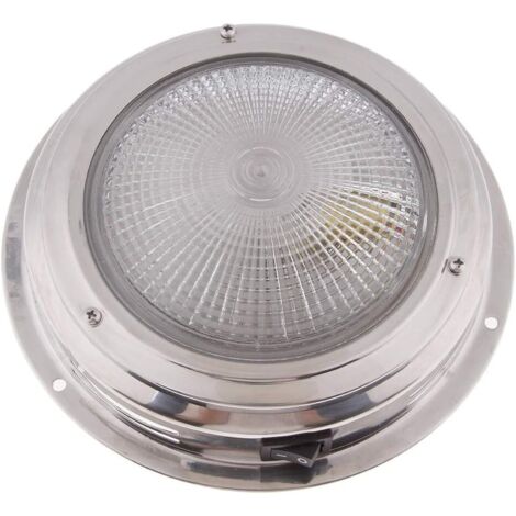Applicable Panneau LED rond 12 V avec interrupteur, lampe de plafond intérieure, éclairage blanc froid, 170 mm (1/5)