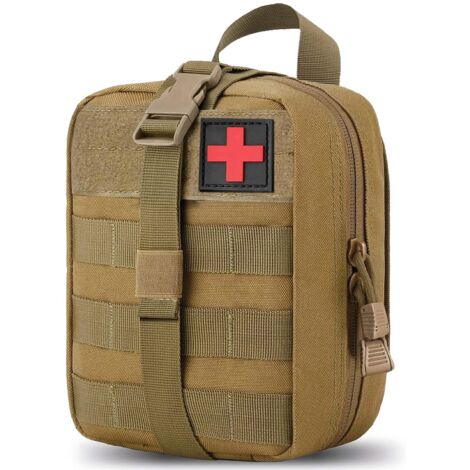 TYFGRT Mini Sac Tactique 2 Pièces, Petit Sac De Rangement, Sac De Rangement Médical, Petit Sac À Outils Extérieur, Sac De Taille Suspendu pour Hommes, Portefeuille Tactique