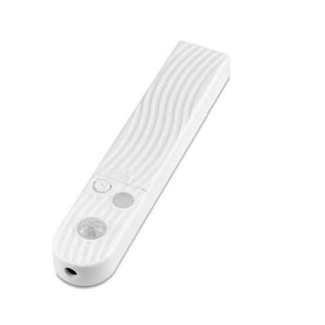 Boîte à batterie Corps humain Induction 5v imperméable led2835 Bande de lumière Smart LED Bande de lumière Armoire Light Cabinet Set Lumière blanche 6500K (Couleur: Ajustez le capteur de temps) (1/4)
