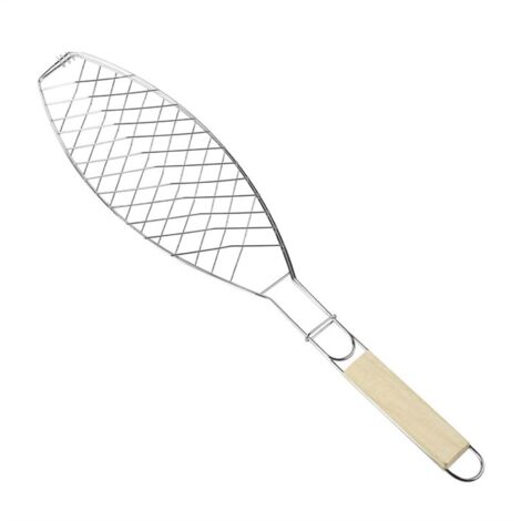 Grill 2 Pièces Panier À Poisson, Outil de Barbecue D'Extérieur, Filet À Poisson Grillé, Accessoires de Barbecue, Panier Anti-Allergique Pour Viet Légumes Rôtis