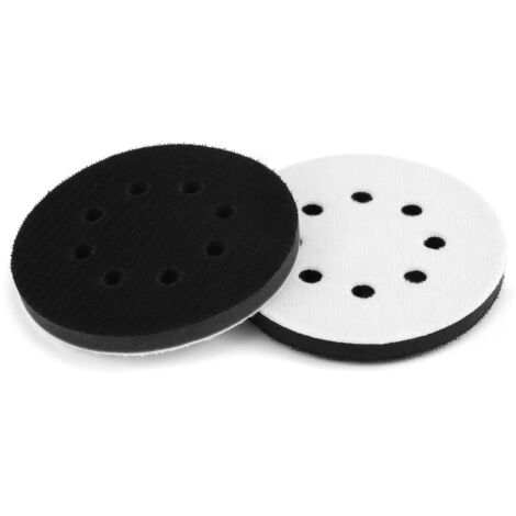 2PCS 125mm Tampon de Ponçage Souple, Tampon Interface en Éponge pour Disques de Ponçage (8 Trous) (1/5)