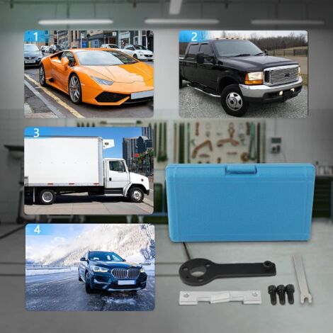 MOTOCOCHE Outil Courroie De Distribution - Outil D'alignement Du Moteur 1.1,1.2 1.4 8V Outil De Blocage De La Distribution Compatible Pour Fiat 500 Pour Punto Evo Pour Panda Outil De Synchronisation