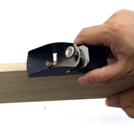 Mini rabot manuel réglable à une main, petit rabot à main pour couper du bois, pour couper des projets, modélisme, rabot en bois, lissage de surface (taille : 8,9 x 3,5 x 3,5 cm) (1/5)