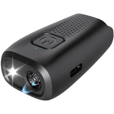 Dispositif anti-aboiement, bouclier anti-aboiement avec LED clignotante, dispositifs dissuasif à ultrasons pour chien pour intérieur et extérieur, niveaux de fréquence humanisés et sûrs (1/5)