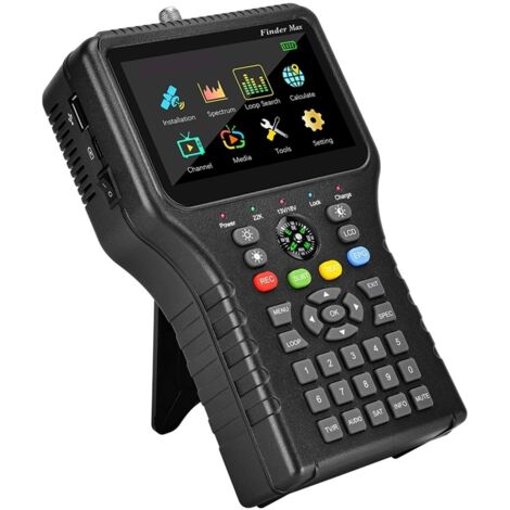 Max Détecteur De Signal Satellite DVB-S/S2/S2X H.264/H.265 (8 Bits) Compteur Satellite DVB-S/S2/S2X H.265 ACM (1/5)