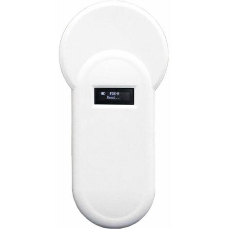 Lecteur de puces animales portable H01-T 134.2Khz – Écran OLED – Identification conforme ISO11784/85 – Gestion élevage volaille