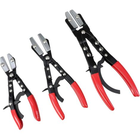 Applicable Lot de 3 pinces de serrage pour tuyaux automobiles, conduites de radiateur, conduites de carburant, chauffage et liquide de refroidissement 20,3 cm, 25,4 cm, 30,5 cm (1/5)