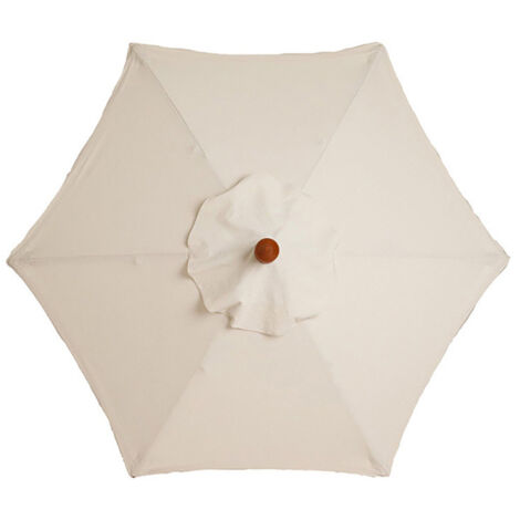 Housse de rechange pour parasol – 6 baleines – 2,7 m – imperméable – protection UV – toile de rechange