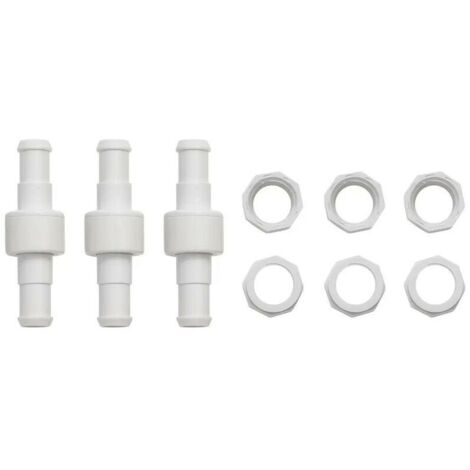 Pool Cleaner Tuyau Pivotant à Roulement à Billes D20 Remplacement pour Polaris 180 280 380 3900 Pool Cleaner Roulement à Billes Pivotant D20 D-20 Lot de 3 en Blanc (1/5)