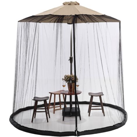 Parasol Jardin Moustiquaire Voyage 4m2.4m Anti Insecte Moustiquaire Exterieur Moustiquaire Tonnelle Conçu pour Les Parasols (1/5)