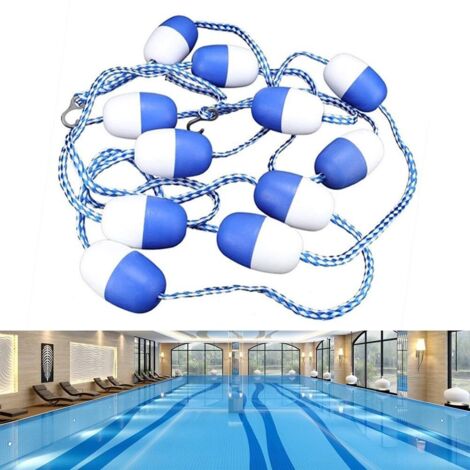 Applicable Corde de séparation de piscine de 5 m - Corde flottante - Boules de 7 cm - Pour marquer les limites dans les piscines (1/5)