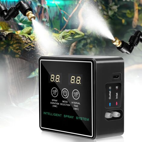 Humidificateur Intelligent et Automatique pour Brumisateur pour Reptiles, Amphibiens et Rainforest