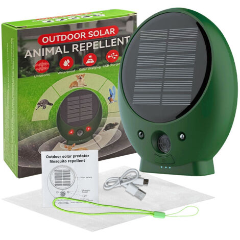 2025 nouveau ultrasonique Dog Driver Blast Flash Cat Driver Outdoor serpent rat solaire animal Driver (1/4)