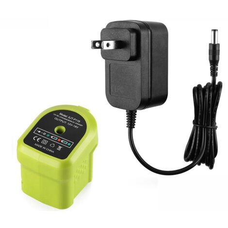 Applicable P117 Dual Chemie Schnellladegerät Ersatz für Ryobi 12V-18V Lithium NiCad NiMh Akku für Ryobi 18-Volt One+ P102 P108 P189 P197 P103 P105 P107 P190 P191 PBP002 PBP002 05 (nur Ladegerät). (1/5)
