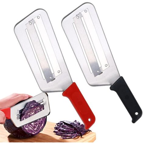 Applicable Lot de 2 Coupe Legumes Manuel,Trancheuse à LéGumes,mandoline manuelle Coupe Oignon pour Oignons Tomates Carotte Concombre (1/5)