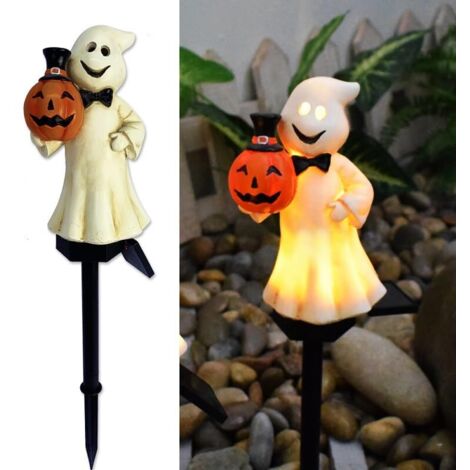 Lampe torche citrouille orange manche décorés Halloween : Deguise-toi, achat de Accessoires